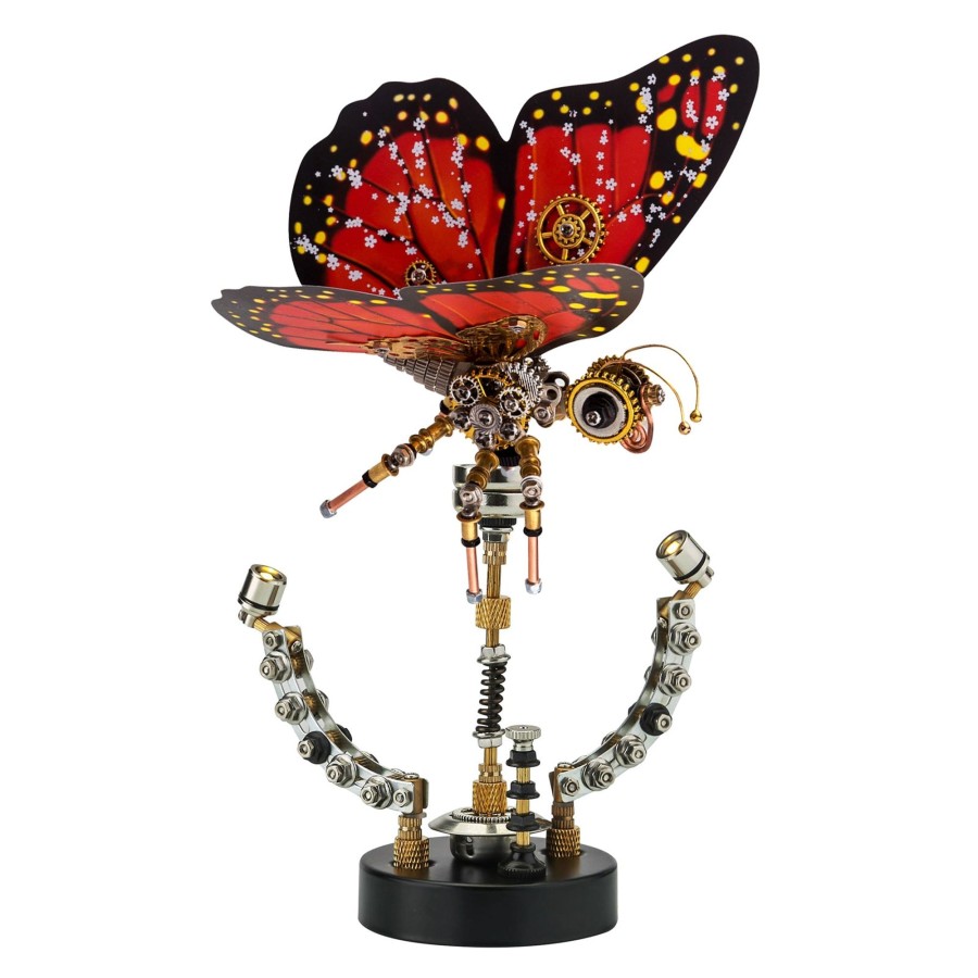 Diy Engine enginediy | Steampunk Anartia Amathea Peacock Butterfly Model Kit - 150Pcs