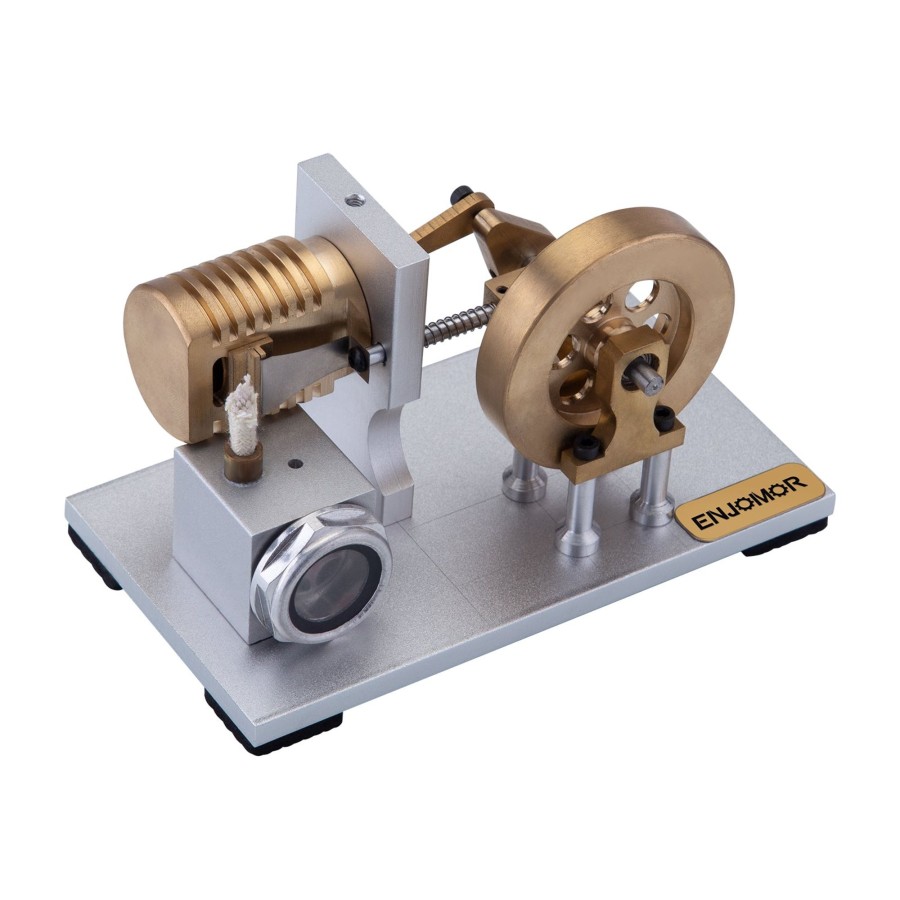 Model Engine enginediy Single Cylinder Stirling Engine | Single Cylinder Stirling Engine Model | Suction Fire Type Bracket Version