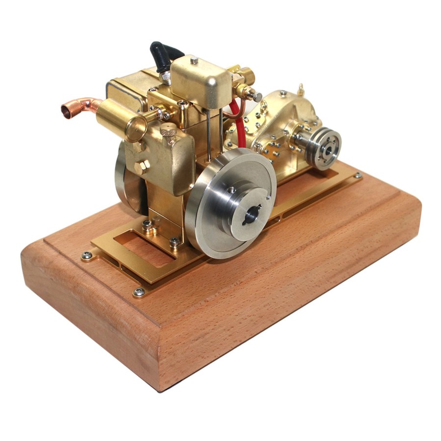 Model Engine enginediy | M12B-P90 1.6Cc Single-Cylinder 4 Stroke Water-Cooled Gasoline Engine Model With Gear Reducer Speed Adjustable