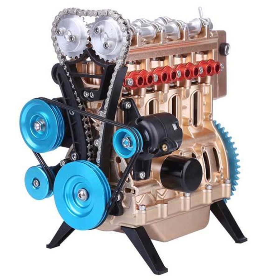 Diy Engine enginediy | Teching Engine Kit 4 Cylinder Car Engine Assembly Kit Gift Collection Dm13-B