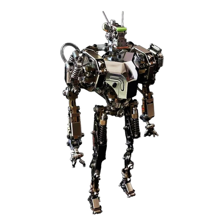 Diy Engine enginediy | Humanoid-1 3D Metal Future Mech War Machine Model With Articulated Joints & Lights