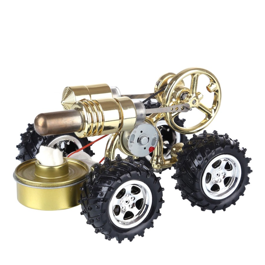 Model Engine enginediy Stirling Engine Vehicle | Hot Air Stirling Engine Car Engine Model Science Experiment Educational Toy