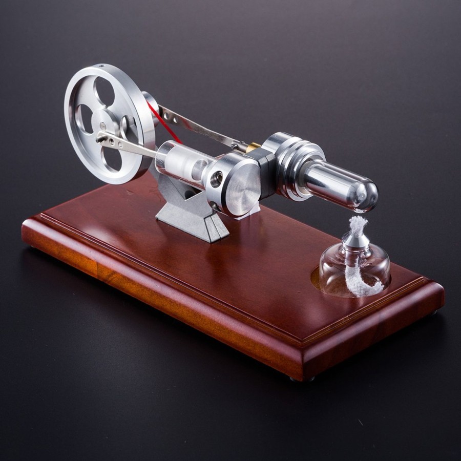 Stem Model enginediy | Stirling Engine Model 4 Led Light Stirling Engine Electricity Power Generator Education Toy