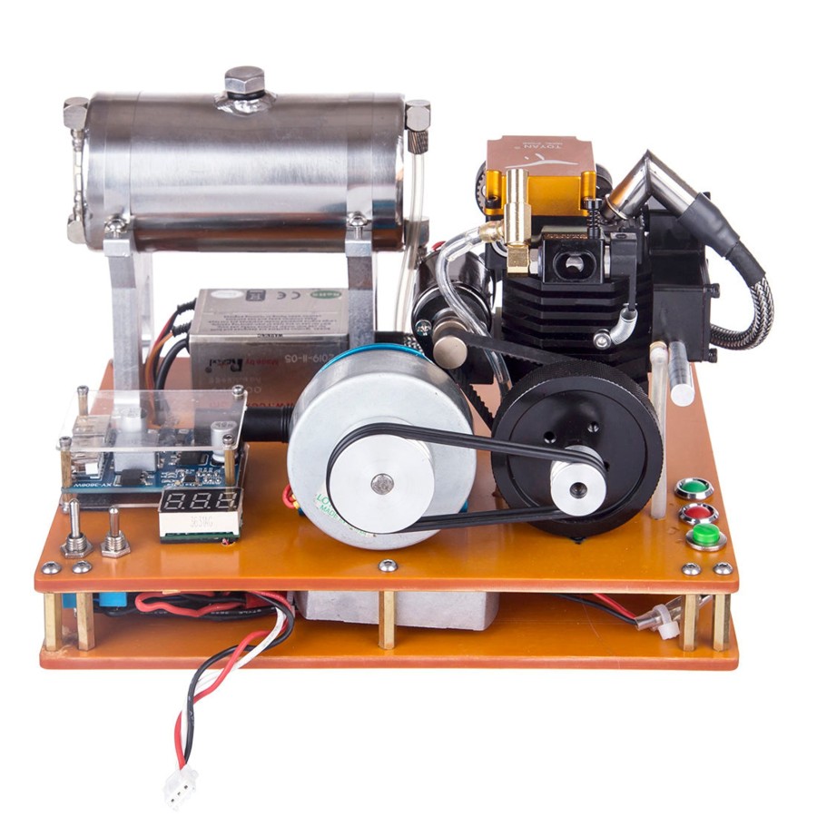 Stem Model enginediy | Toyan Fs-S100G 4 Stroke Gasoline Engine 12V Diy Electric Generator Science Toy - Enginediy