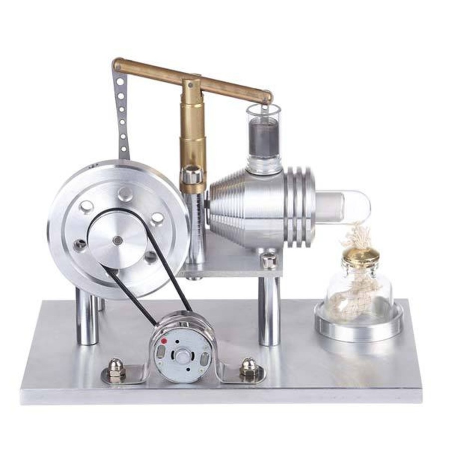 Diy Engine enginediy | Hot Air Stirling Engine Kit Electricity Generator With Colorful Led And Bulb - Enginediy