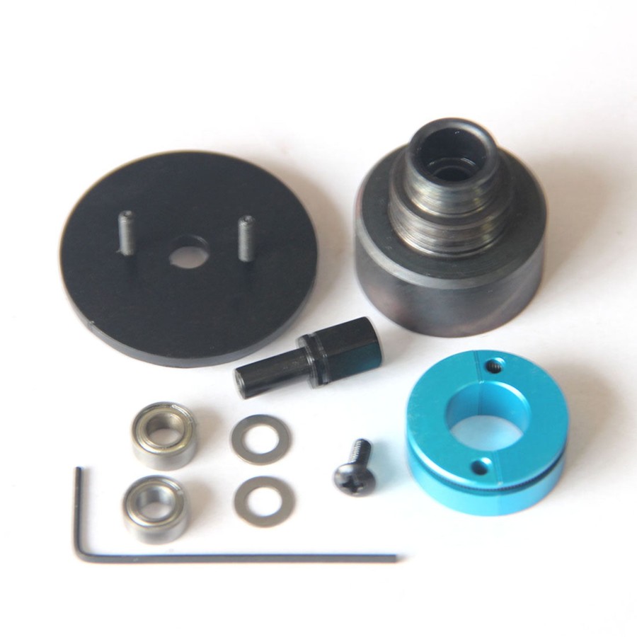 Stem Model Engine DIY | Double V Slot Belt Pulley Clutch Assembly Kit For Toyan Fs-L200 Two-Cylinder Four-Stroke Methanol Engine Model