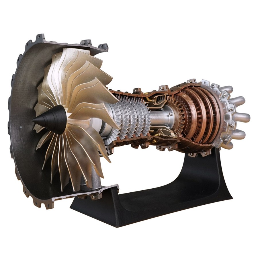 Rc Engine & Model enginediy | Skymech Trent 900 Aircraft Engine Model Kit - Build Your Own Jet Engine - 1: 20 Scale Turbofan Engine Mechanical Science Stem Toy