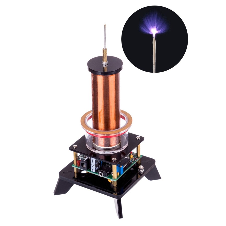 Stem Model enginediy | Singing Tesla Coil Wireless Power Transmission Plasma Speaker