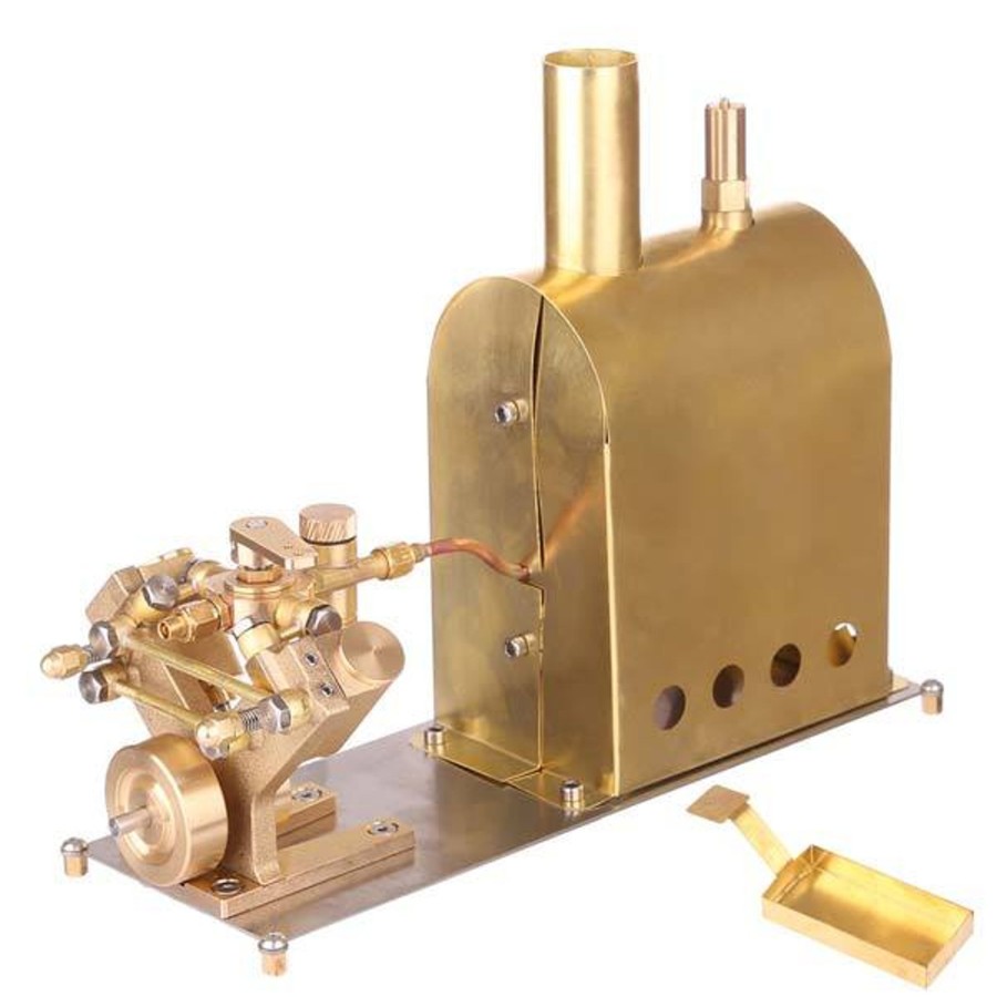 Model Engine enginediy | Microcosm M2C Mini Steam Engine With Steam Boiler Marine Steam Engine Model - Enginediy