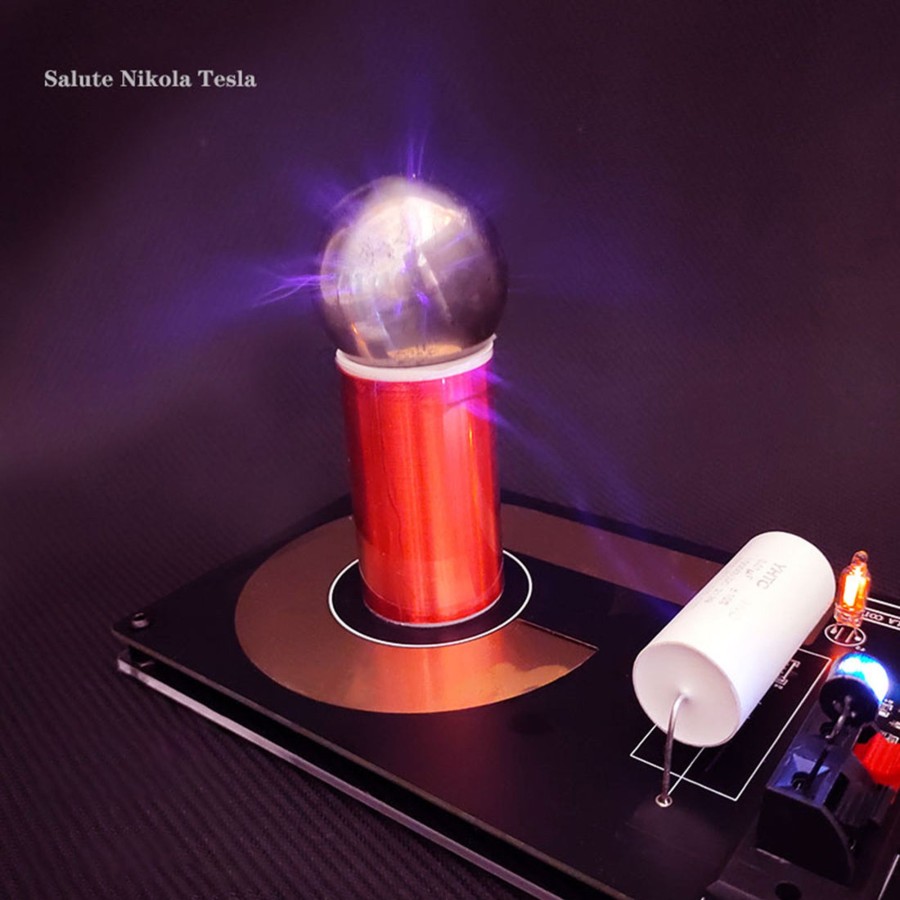 Stem Model enginediy | Sgtc Tesla Coil Model Mini Tesla Coil Experimental Technology Creative Toy With 10Cm Arc (Us-Plug)