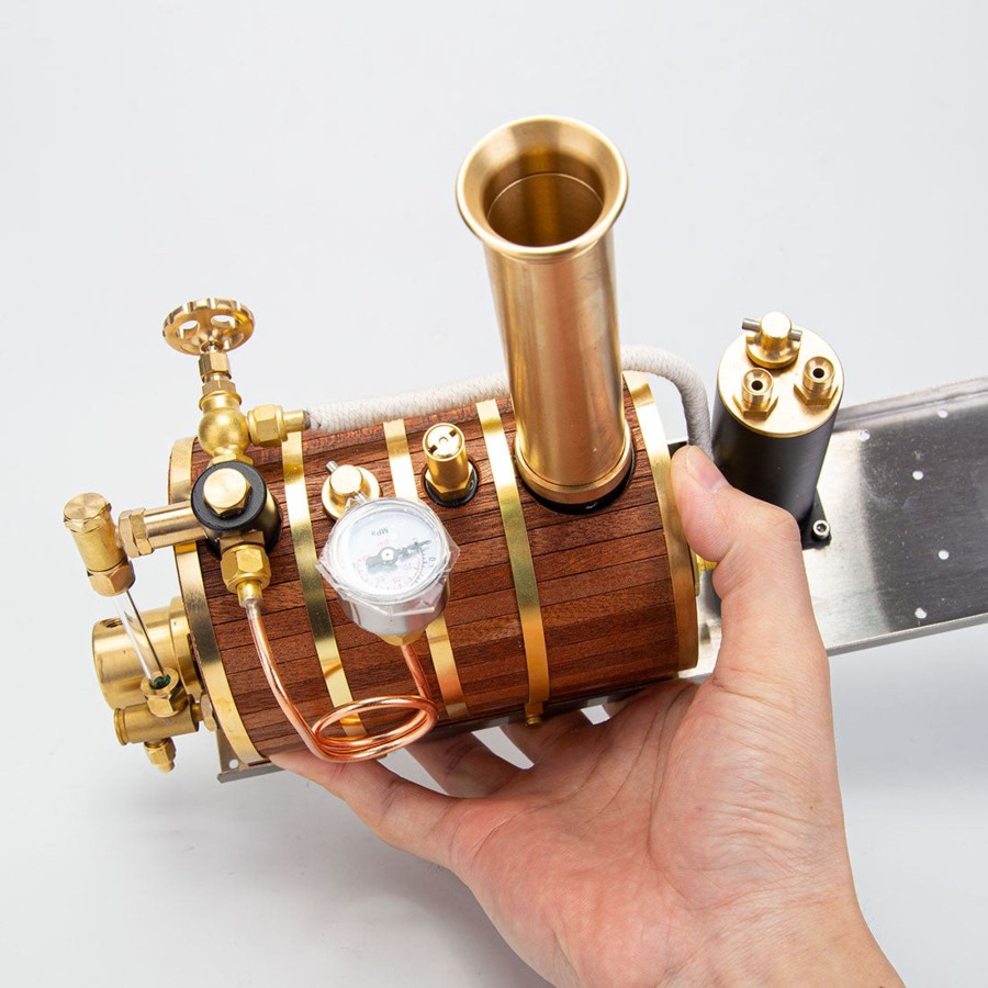 Diy Engine enginediy | 200Ml Steam Boiler Model Kit For Steam Engine And Steam Model Boat