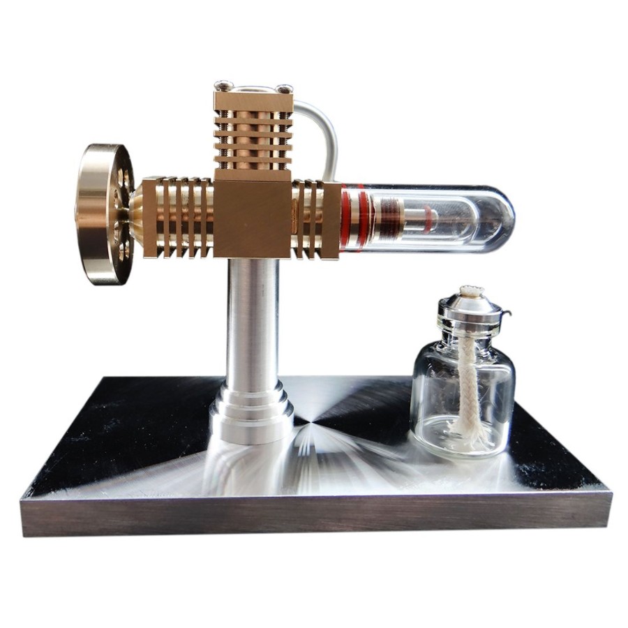 Stem Model Engine DIY | Stirling Engine Kit Free Piston Stirling Engine Model Science Experiment Kit - Enginediy