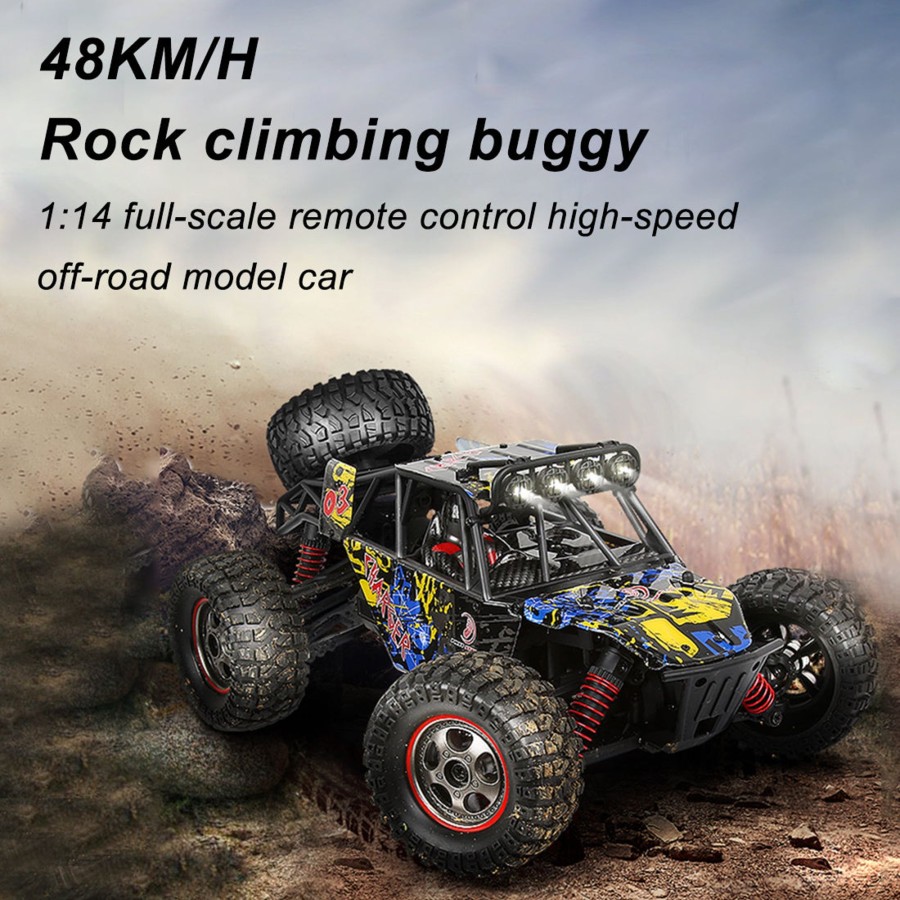 Rc Engine & Model Engine DIY | Basher 101 1/14 2.4Ghz Rc Car 4Wd Rc Off-Road Vehicle High-Speed 48Km/H All-Terrain Rc Truck With Led Lights