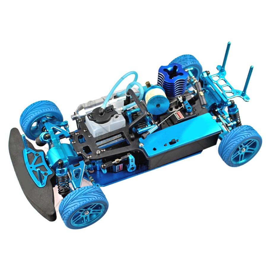 Rc Engine & Model enginediy | Hsp 94122 1/10 4Wd Nitro Rtr On-Road Car Chassis Empty Frame With Engine And Gt2B Remote Control - Kit