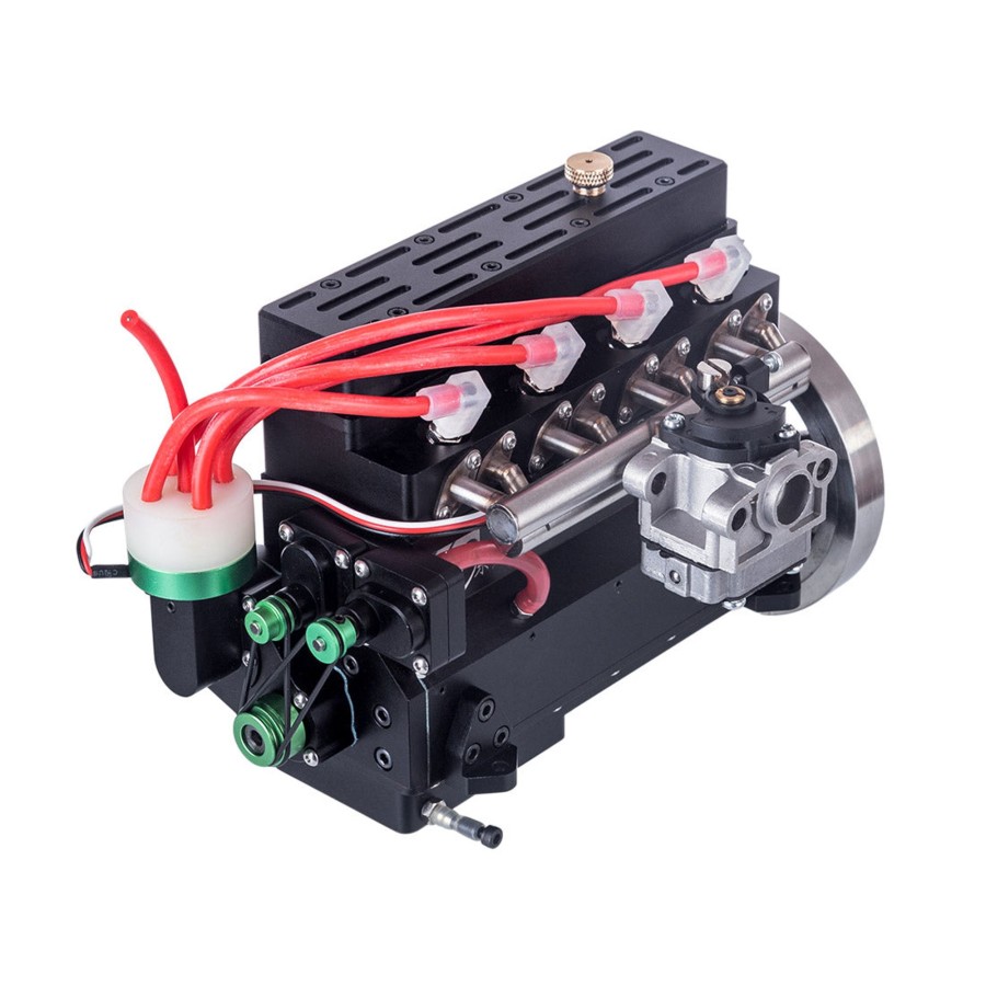 Rc Engine & Model enginediy | 32Cc Inline Four Cylinder Water Cooled Gasoline Engine For 1: 5 Rc Model Car / Ship/ Airplane