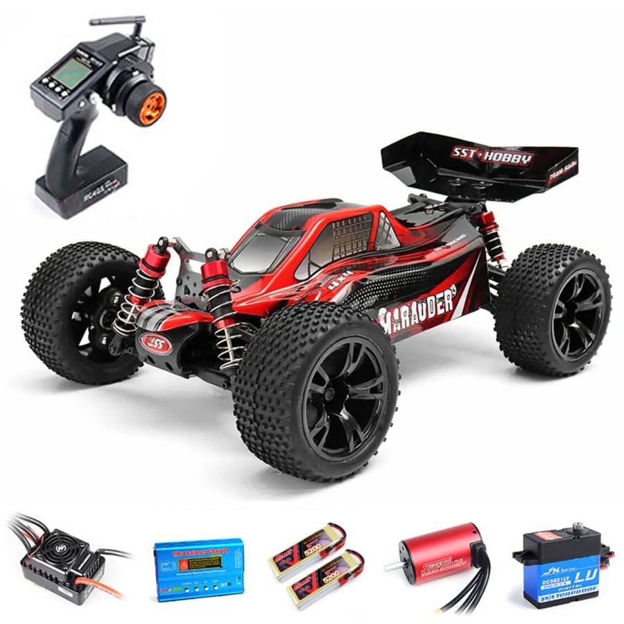 Rc Engine & Model Engine DIY | Sst 1937Pro 1:10 2.4G Rc Car 100Km/H High Speed Electric 4Wd Brushless Remote Control Off-Road Vehicle