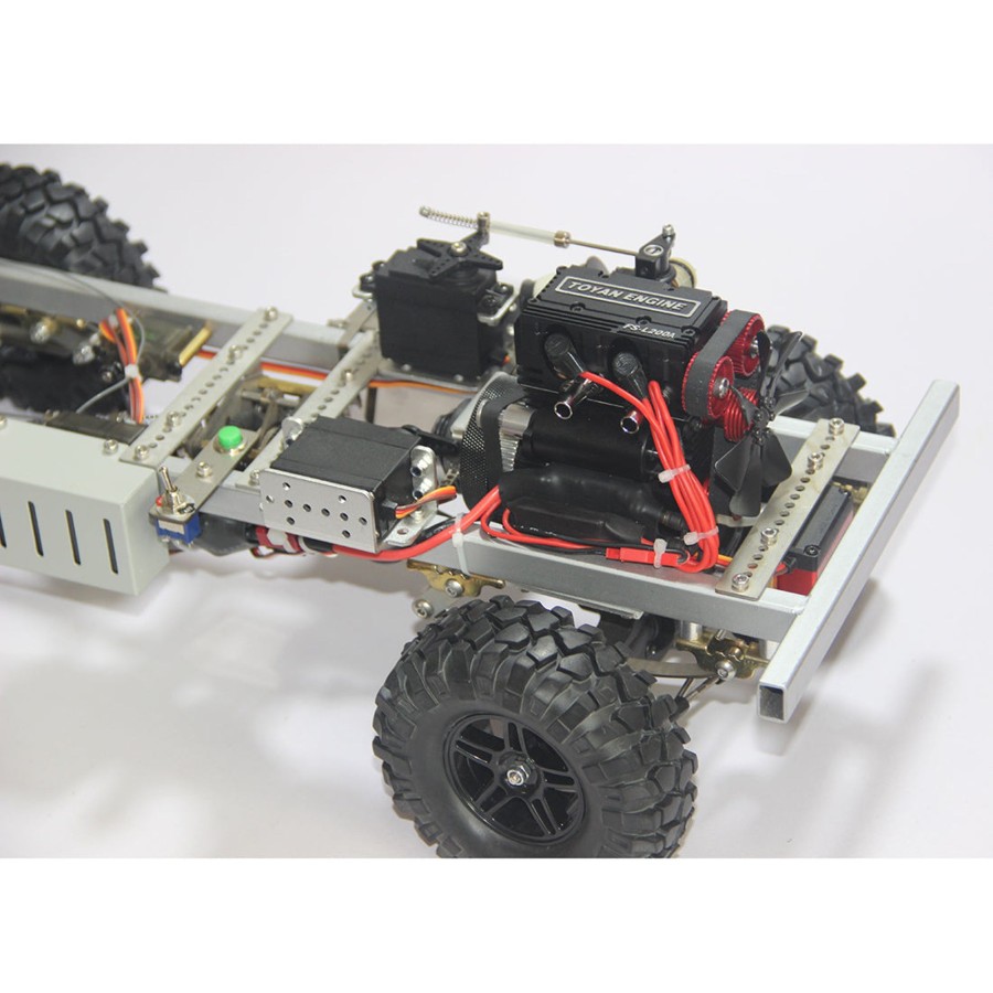 Rc Engine & Model enginediy | 1/10 Rc Car 2.4G 4Wd Off-Road Vehicle With Toyan Double-Cylinder Engine - Rtr Version