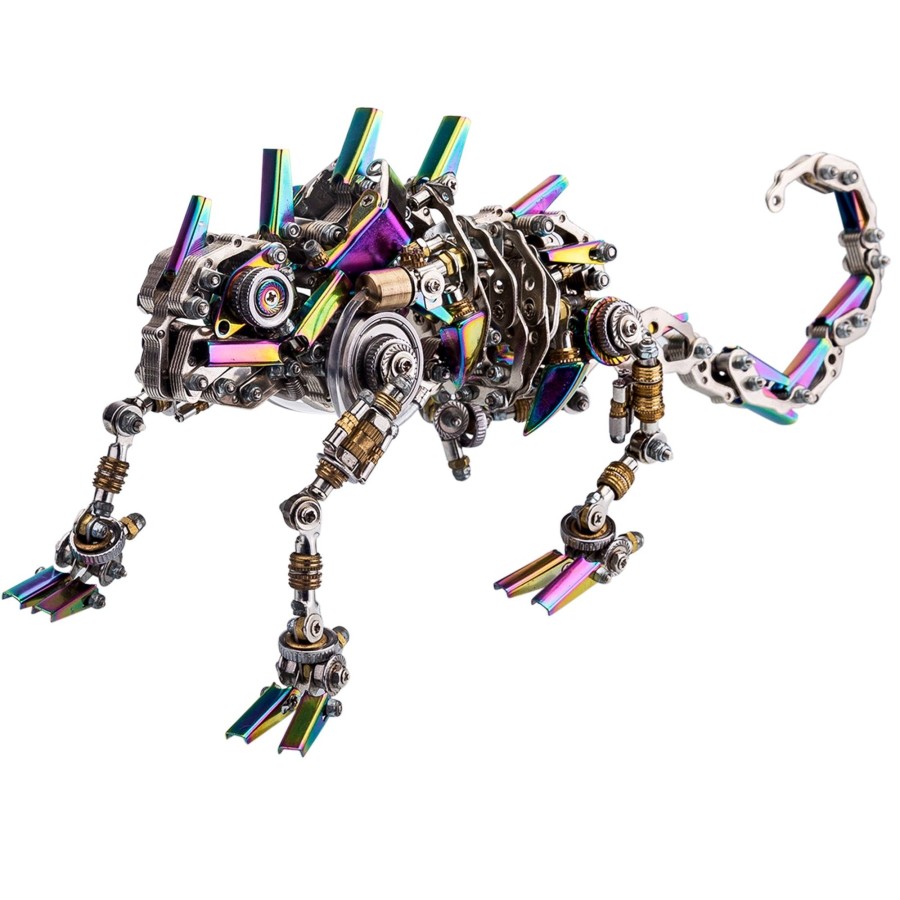 Diy Engine enginediy | 3D Metal Puzzle Diy Model Kit Chamaeleon Steampunk Mechanical Chamaeleonidae Lizalfos - 745Pcs