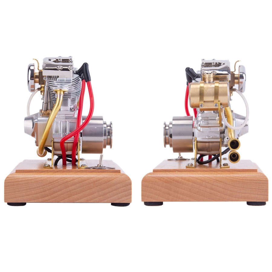 Model Engine enginediy | Retrol R31 4.2Cc Ohv V-Twin Cylinder Four-Stroke Engine Gasoline Engine Motorcycle Engine Internal Combustion Engine Model