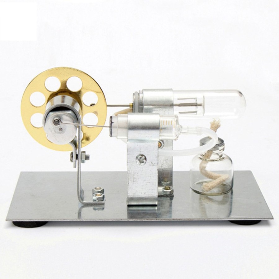 Model Engine enginediy Stirling Engine & Parts | Stirling Engine Kit Diy Single Cylinder Stirling Engine - Ideal Engine Model Gift For Your Kids Enginediy