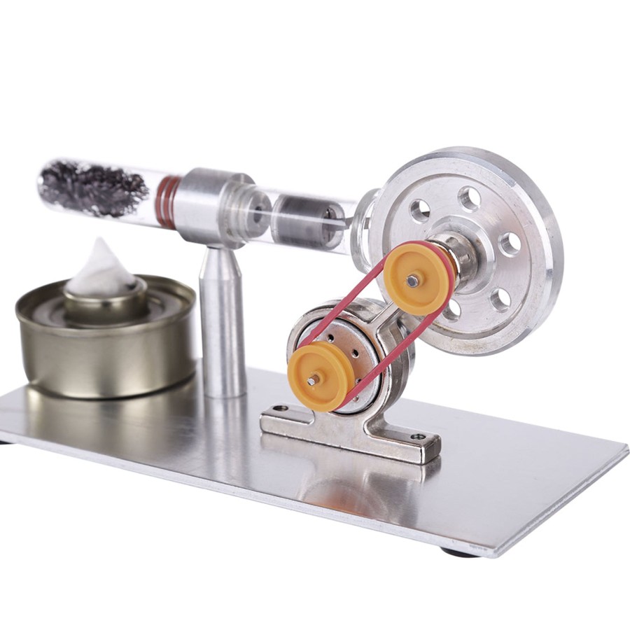 Model Engine enginediy Stirling Engine & Parts | Single Cylinder Stirling Engine Experimental Generator Model