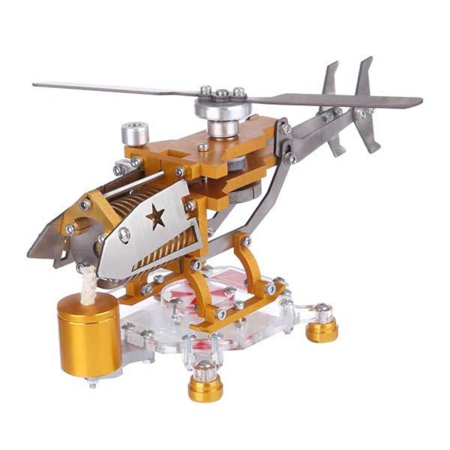 Model Engine enginediy Vacuum Engine | Stirling Engine With Helicopter Design Vacuum Engine Model Science Toy Decor Collection