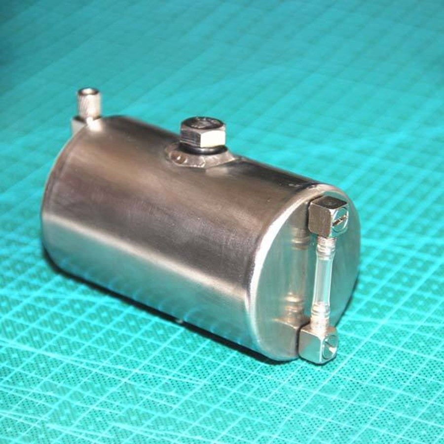 Accessories Engine DIY | 185Ml Metal Fuel Tank For Methanol Gasoline Engine Rc Engine