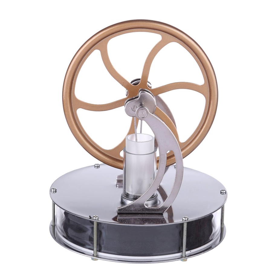 Model Engine enginediy Low Temperature Stirling Engine | Ltd Low Temperature Difference Stirling Engine Model Flywheel Heating Machine Engine Educational Experimental Toy