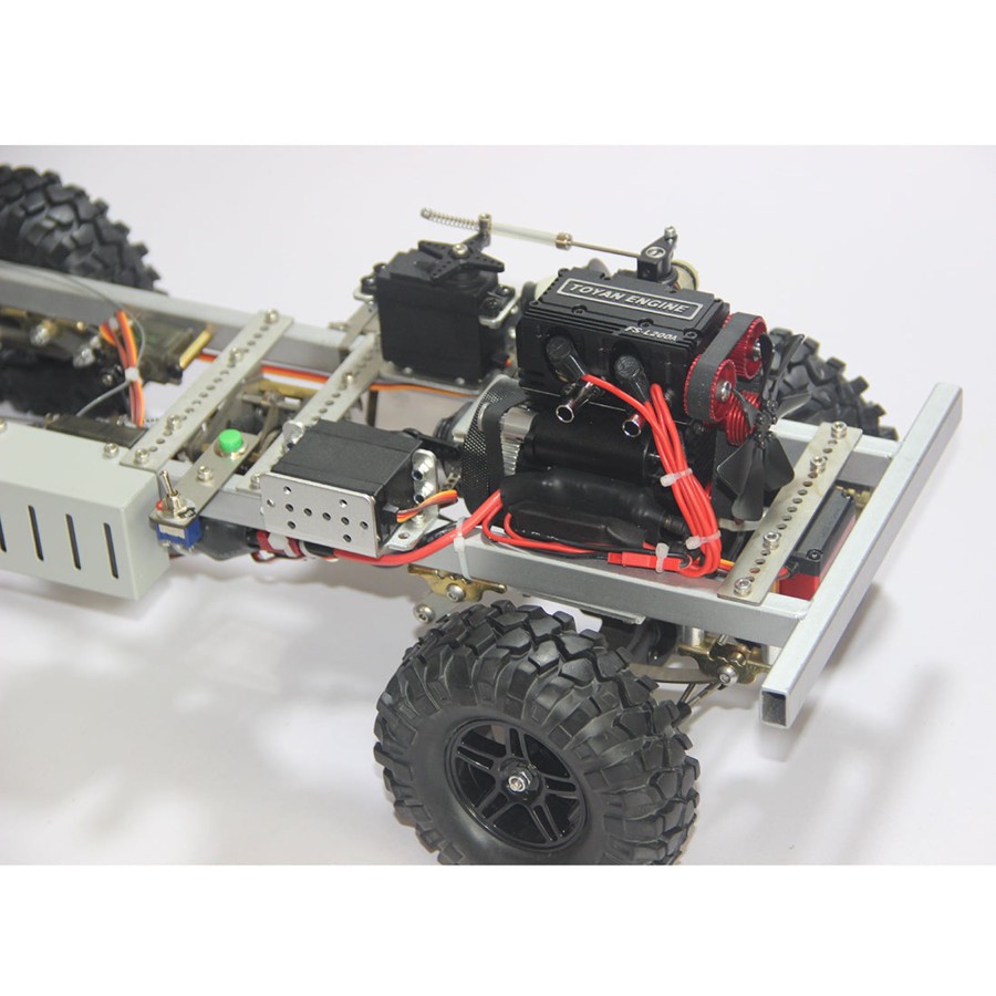 Rc Engine & Model enginediy | 1/10 Rc Car 2.4G 4Wd Off-Road Vehicle With Toyan Double-Cylinder Engine - Rtr Version