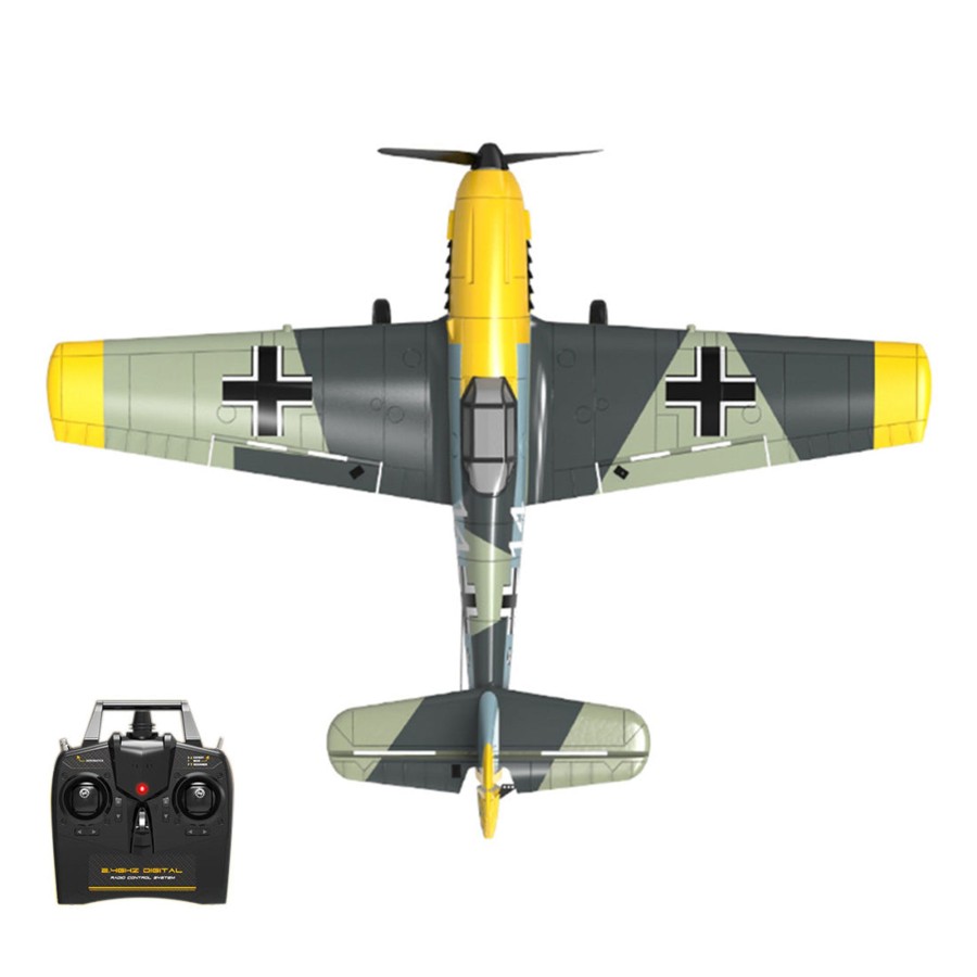 Rc Engine & Model enginediy | Volantexrc Bf109 2.4Ghz 4Ch Rc Airplane Epp Foam Fighter For Beginners (Rtf Version)