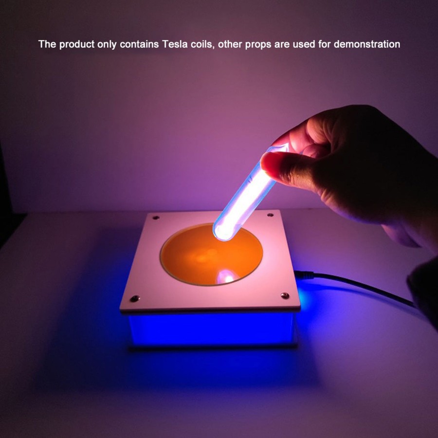 Stem Model enginediy | Tesla Coil Spaced Lighting Tesla Coil Model Experimental Science And Technology Creative Gifts