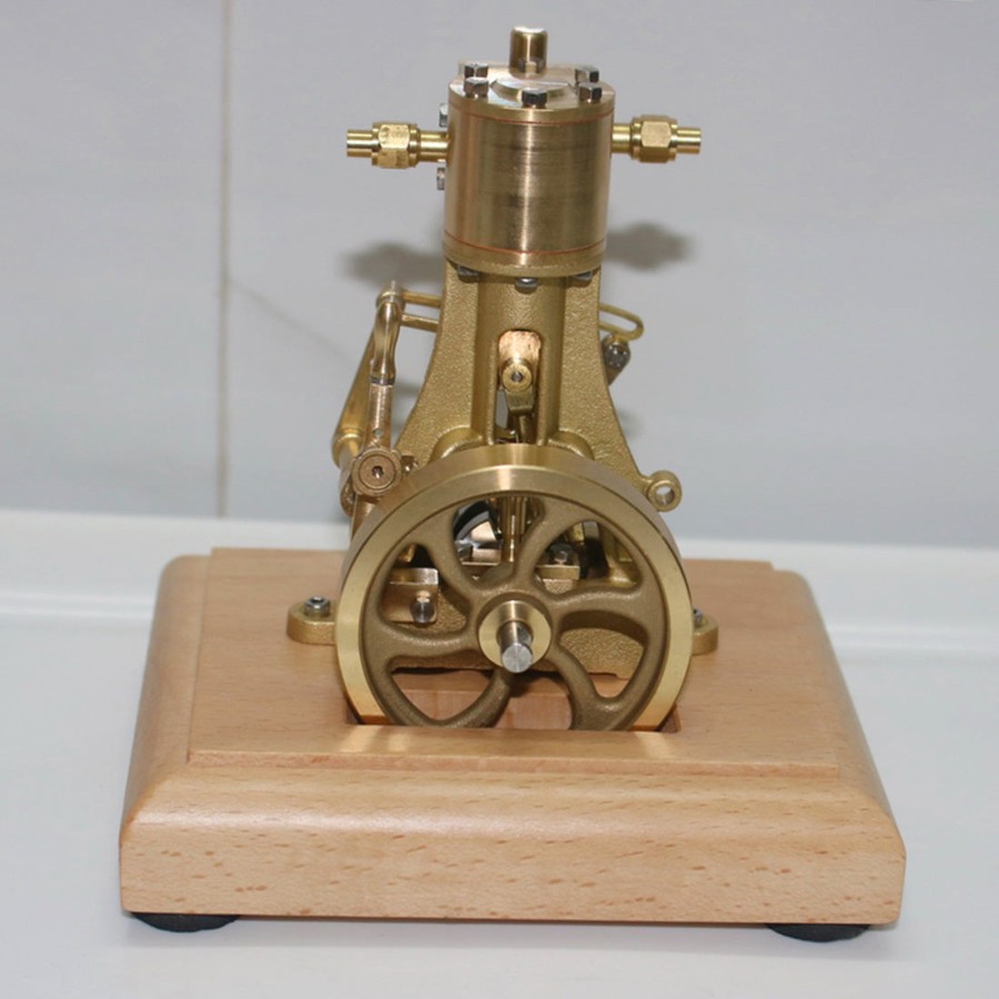 Model Engine enginediy | M31B 1.85Cc Mini Retro Vertical Single-Cylinder Reciprocating Double-Acting Steam Engine Model Toys