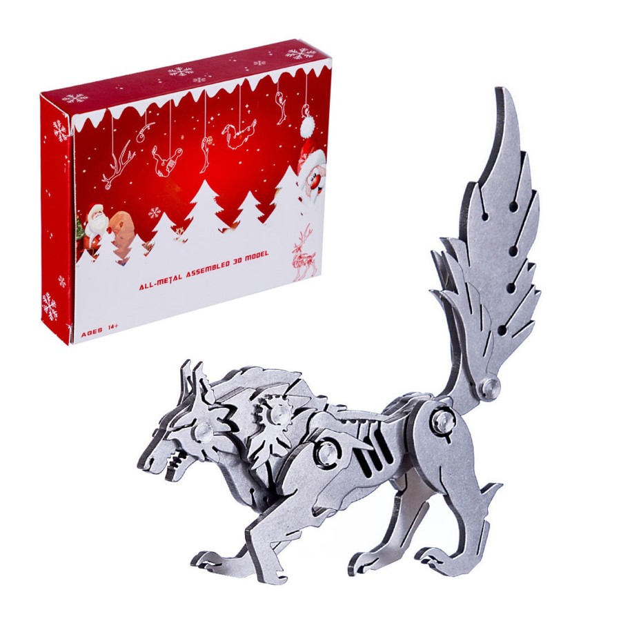 Diy Engine Engine DIY | 3D Puzzle Diy Model Kit Wolf - Make Your Own Advent Calendar - Creative Gift