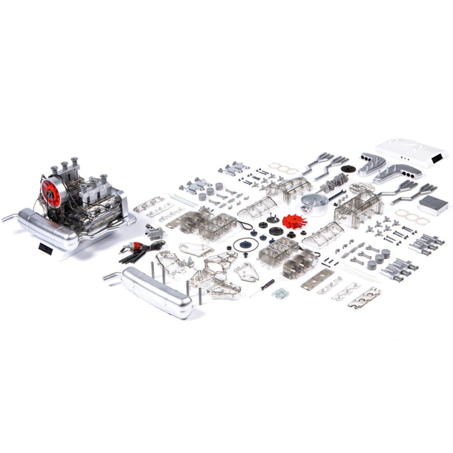 Stem Model enginediy | Porsche 911 Boxer Engine Model Kit - Build Your Own Engine Model That Works - Classic Air-Cooled 6-Cylinder Engine Model