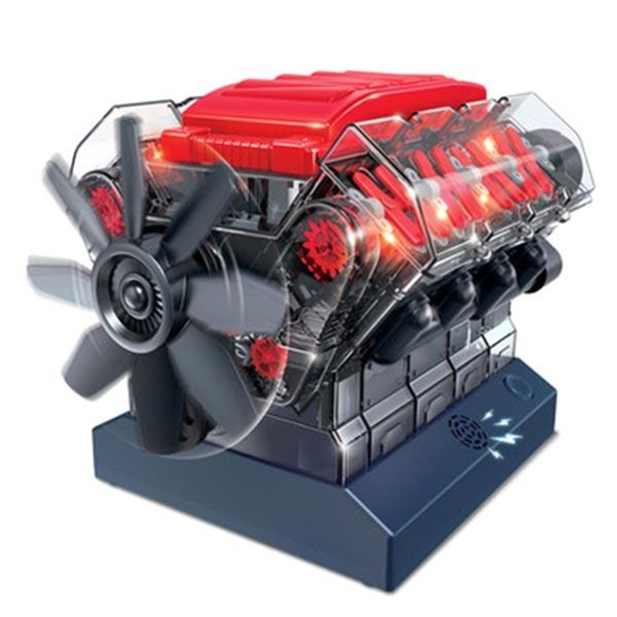 Diy Engine enginediy | V8 Engine Model Kit - Build Your Own V8 Engine - Science Experiment Stem Toy - Enginediy