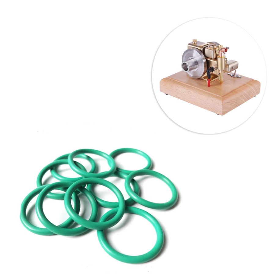 Model Engine Engine DIY | 10Pcs Rubber O Ring For M12 2.6Cc Mini Four-Stroke Gasoline Engine Model