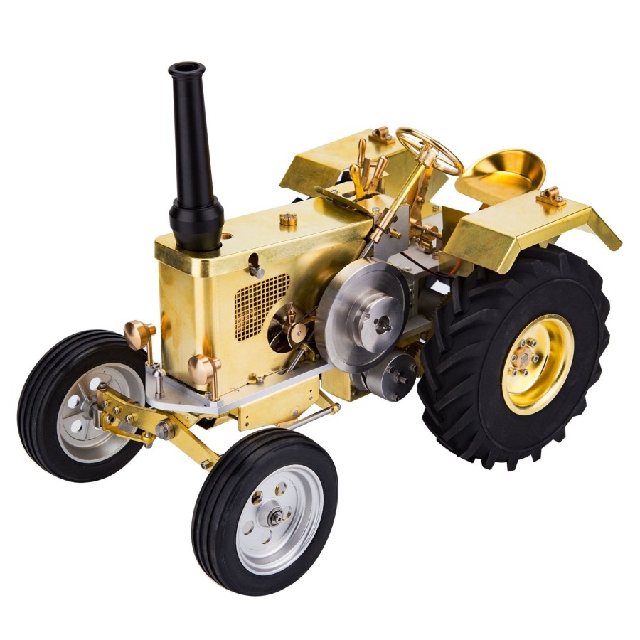 Model Engine enginediy | T16 Antique Roller Tractor Model With 1.6Cc Mini Horizontal Air-Cooled Single-Cylinder Gasoline Ic Engine