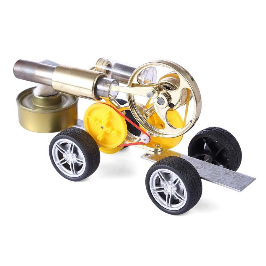 Model Engine enginediy Stirling Engine Vehicle | Stirling Engine Motor Driving Car Model Educational Toy