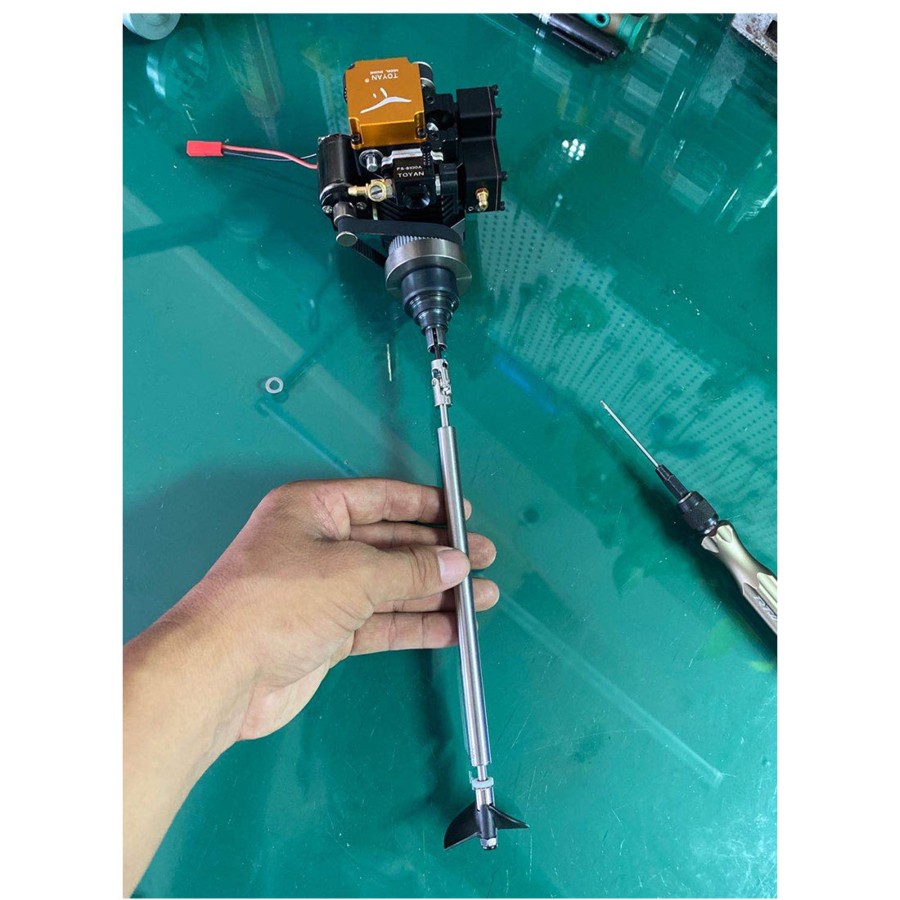 Rc Engine & Model Engine DIY | Ship Shaft Propeller For Toyan Engine And Clutch Assembly