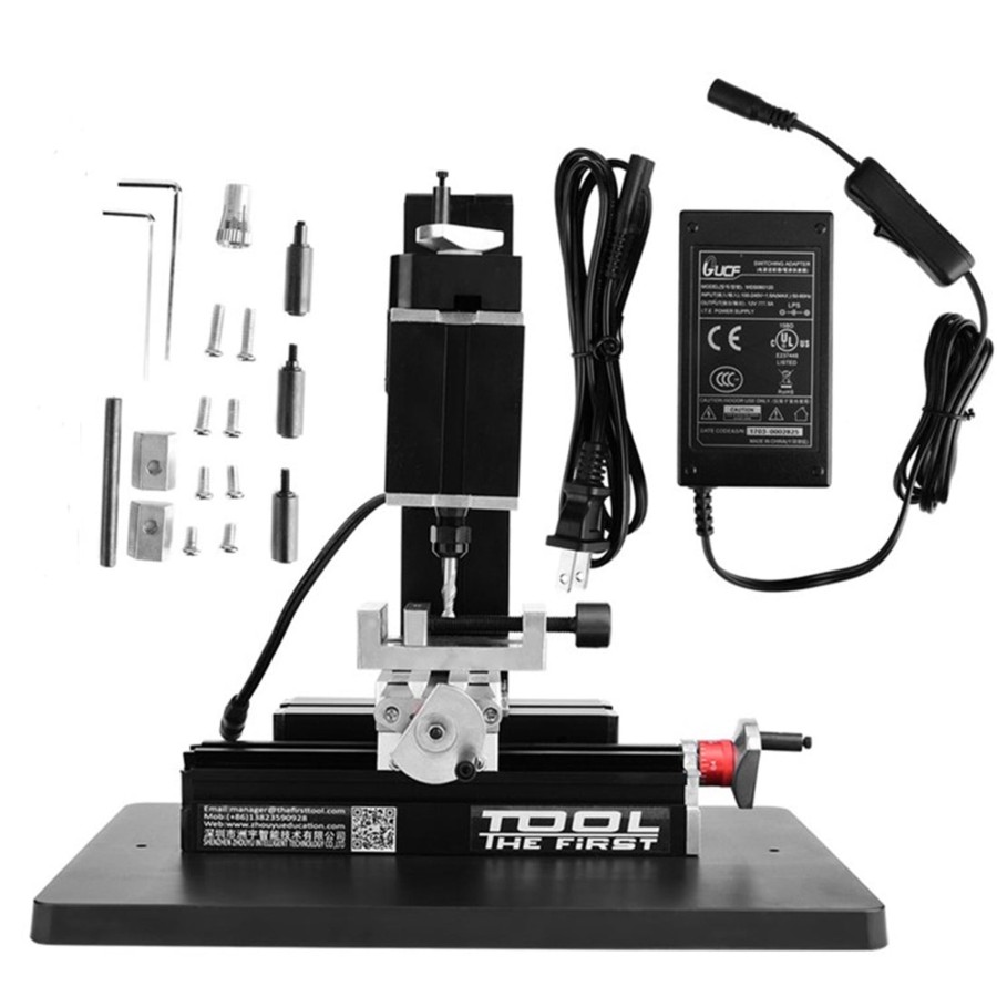 Accessories enginediy | Mini Metal Horizontal Milling Machine Diy Tools Set