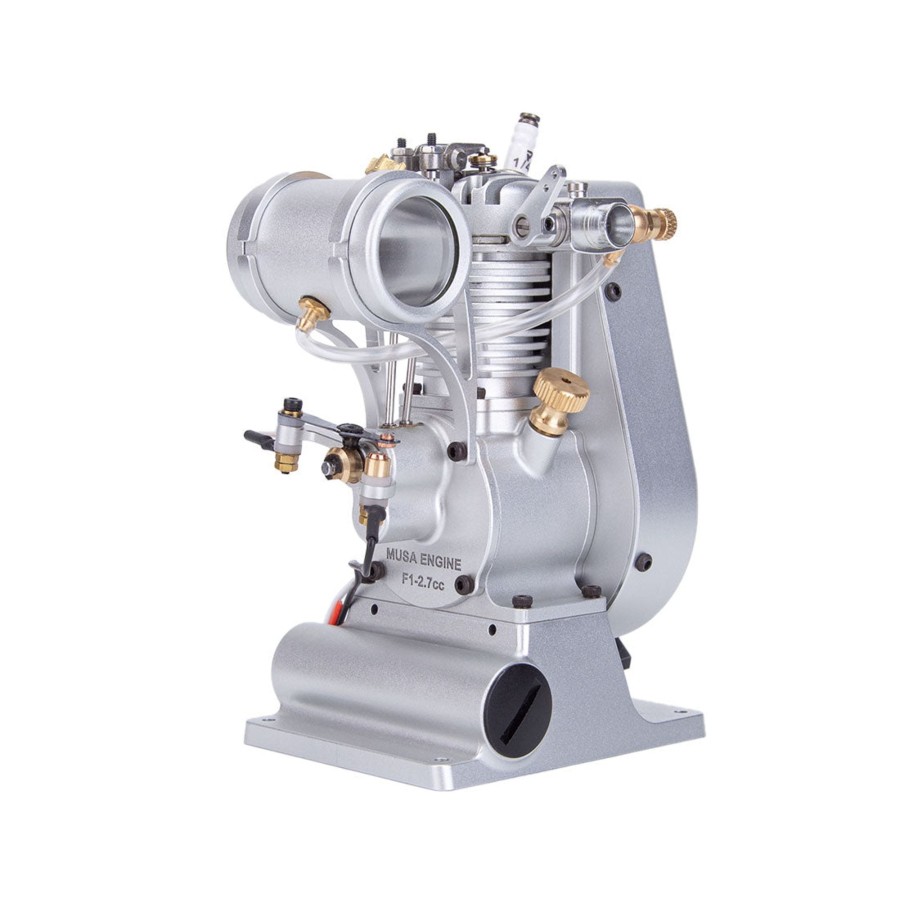 Model Engine enginediy | Musa F1-2.7Cc Mini Ohv Vertical Single-Cylinder Four-Stroke Air Cooled Gasoline Engine Internal Combustion Engine Model Crafts