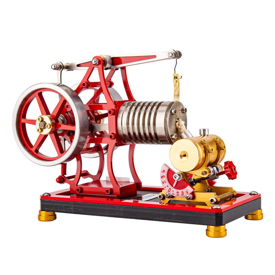 Model Engine enginediy Vacuum Engine | Retrol Ve-01 Crossbeam Vacuum Engine Model Flame Eater External Combustion Engine Educational Toys Gifts