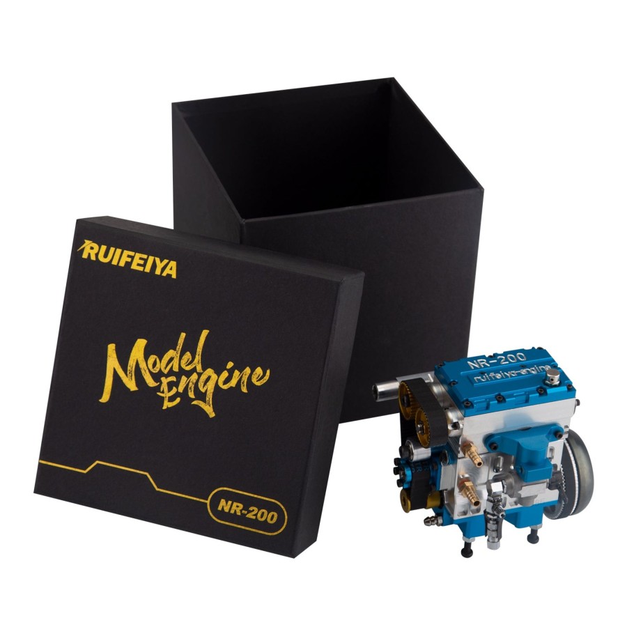 Model Engine enginediy | Nr-200 8.6Cc Inline 2-Cylinder 4-Stroke Water-Cooled Electric Start Nitro Engine Model For 1:8 Rc Car