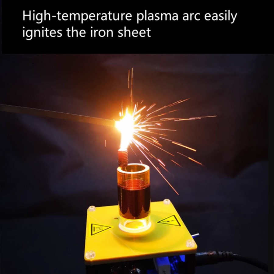 Stem Model enginediy | Hfsstc High-Frequency Tesla Coil Plasma Candle Teaching Tool Experimental Science Gift