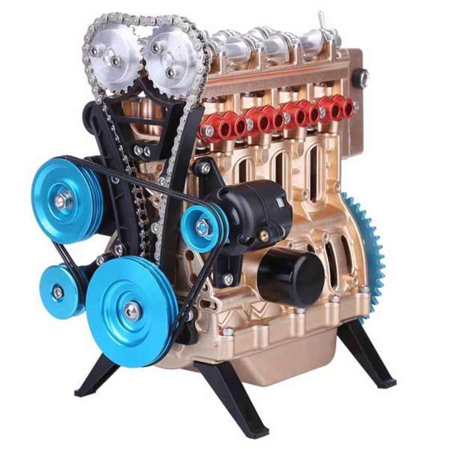 Diy Engine enginediy | Teching Engine Kit 4 Cylinder Car Engine Assembly Kit Gift Collection Dm13-B