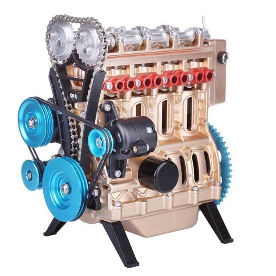 Diy Engine enginediy | Teching Engine Kit 4 Cylinder Car Engine Assembly Kit Gift Collection Dm13-B