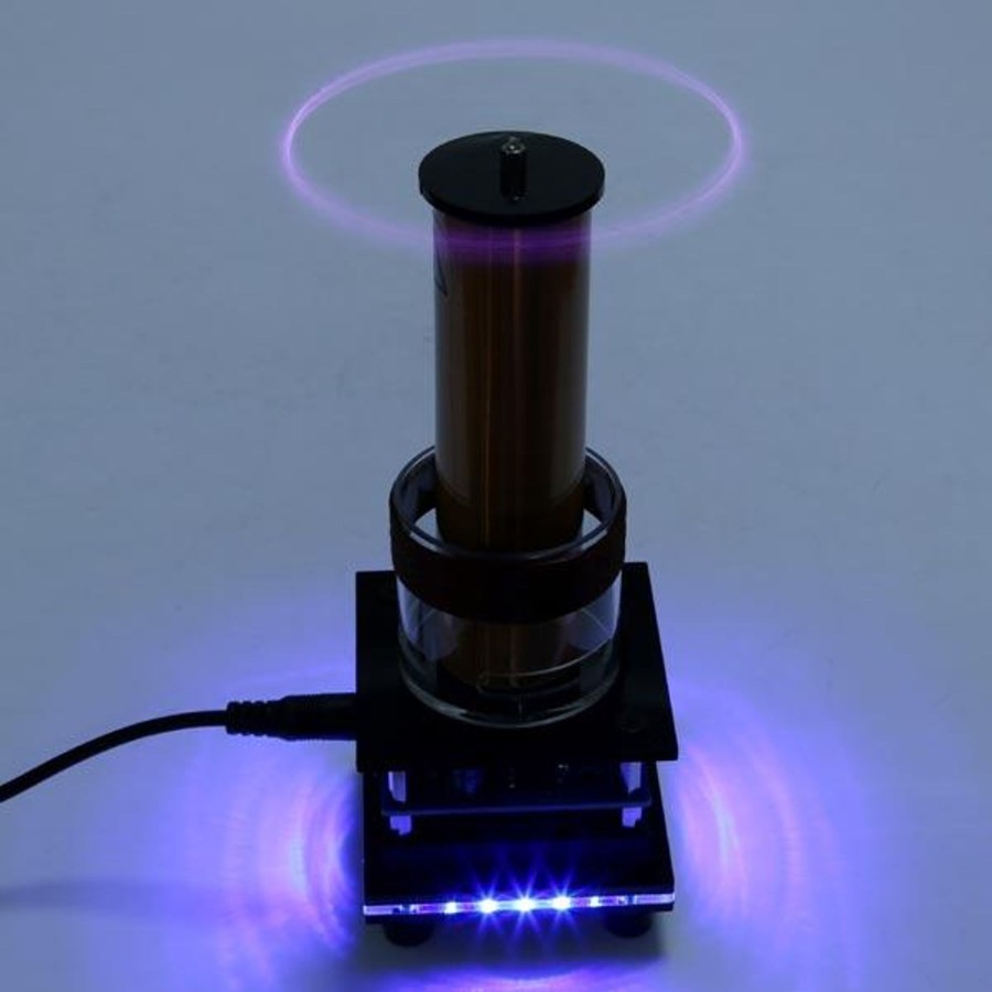 Diy Engine enginediy | Singing Tesla Coil Music Kit Plasma Loudspeaker Wireless Transmission Experiment Desktop Toy Model - Us Plug