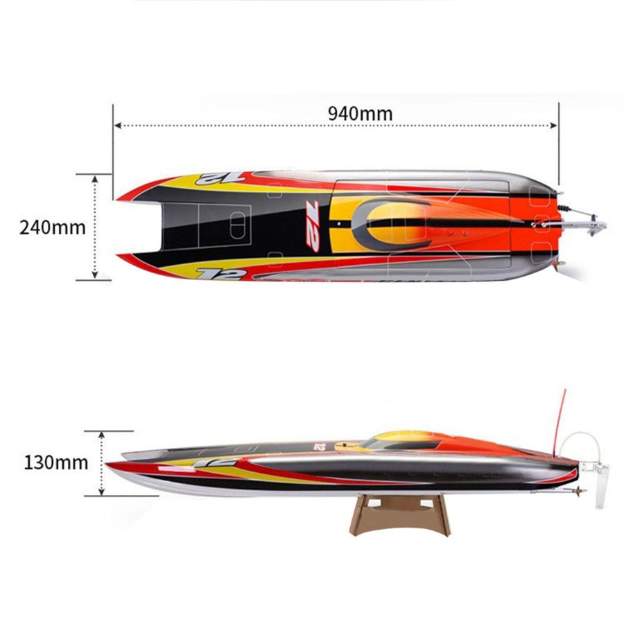 Rc Engine & Model Engine DIY | Tfl 1122 Electric Brushless Single Motor Cat Catamaran Rc Boat Model With 3674/2075Kv Brushless Motor And 120A Esc - Artr Version