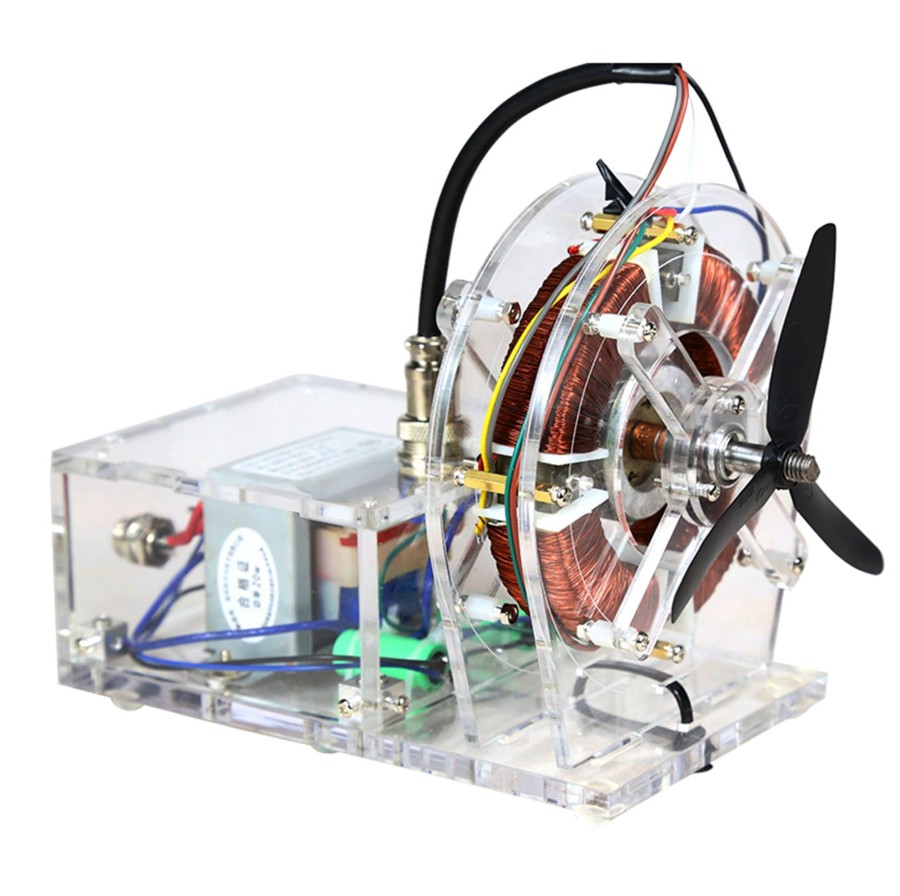 Stem Model enginediy | Stark Ac Asynchronous Motor Model Brushless Motor Teaching Model High-Tech Toy