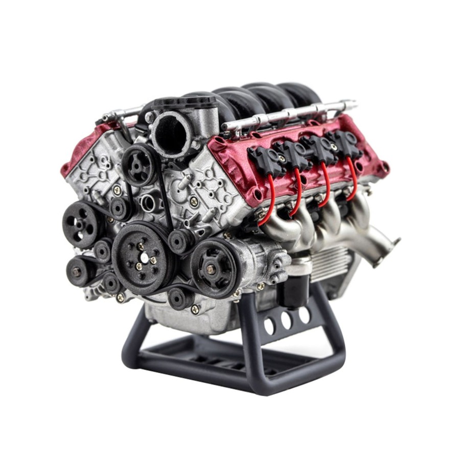 Model Engine EngineDIY | V8 Engine Model Kit That Works - Build Your Own V8 Engine - V8 Engine For Capra Vs4-10